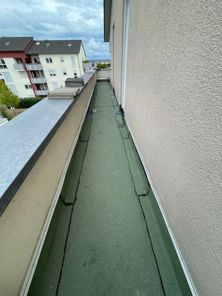 Balkon-Abdichtung mit Bitumenbahnen